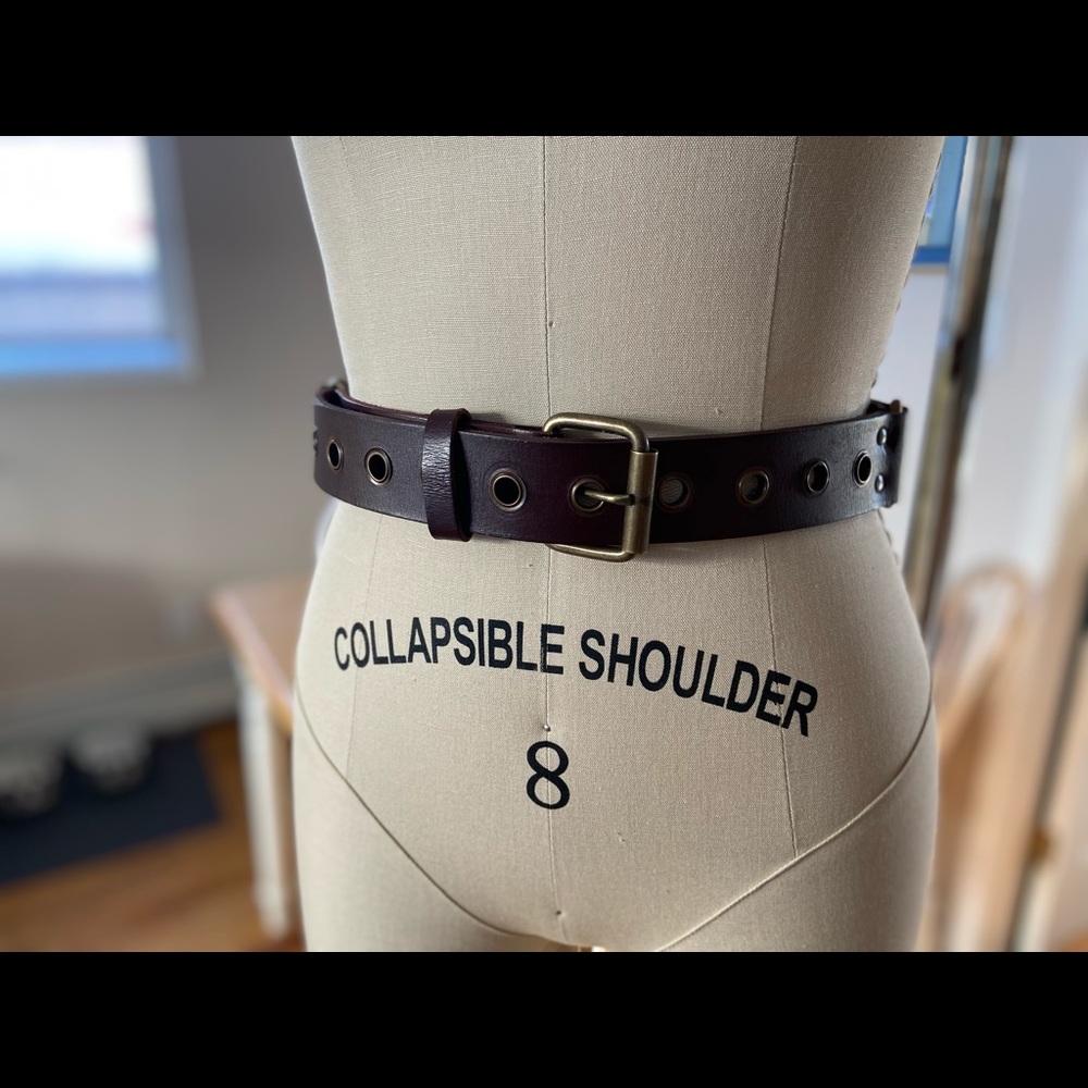 Free People Leather Brown Belt